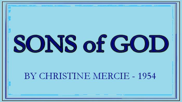 Sons of God by Christine Mercie